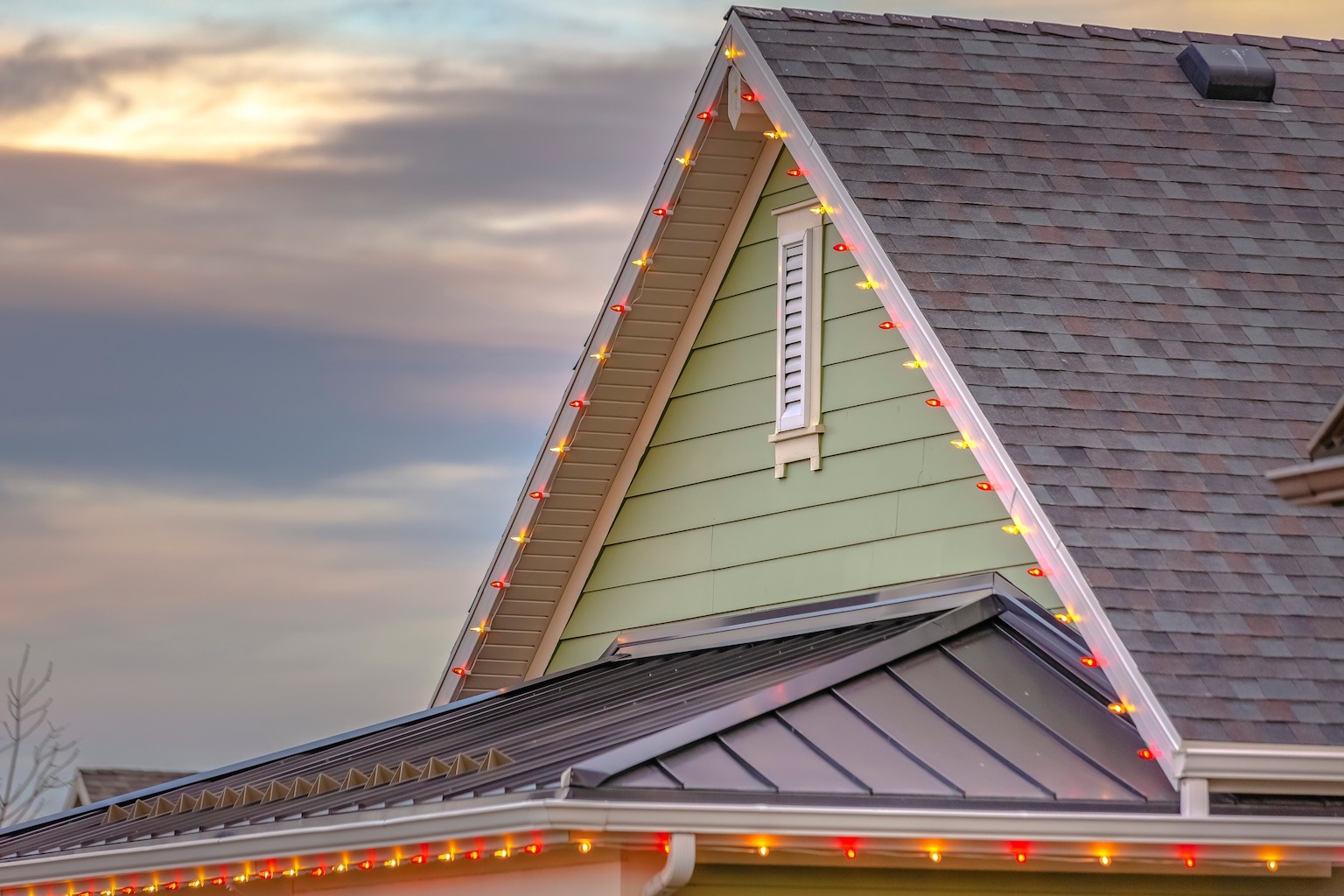 How to Hang Holiday Lights Without Damaging Your Roof