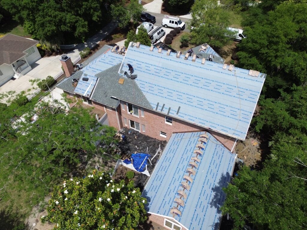 commercial roof installation shingles roof
