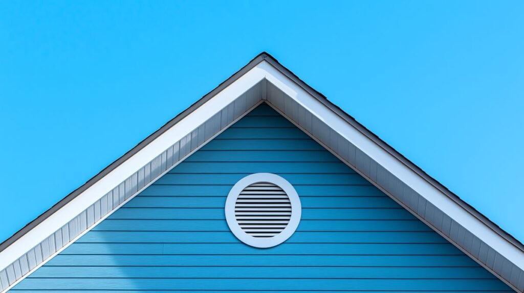 types of roof vents gable roof electric blue siding