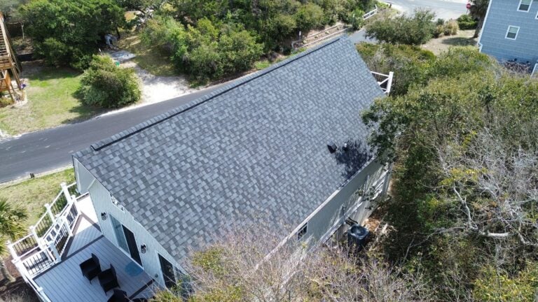 Shingle roof house by summit