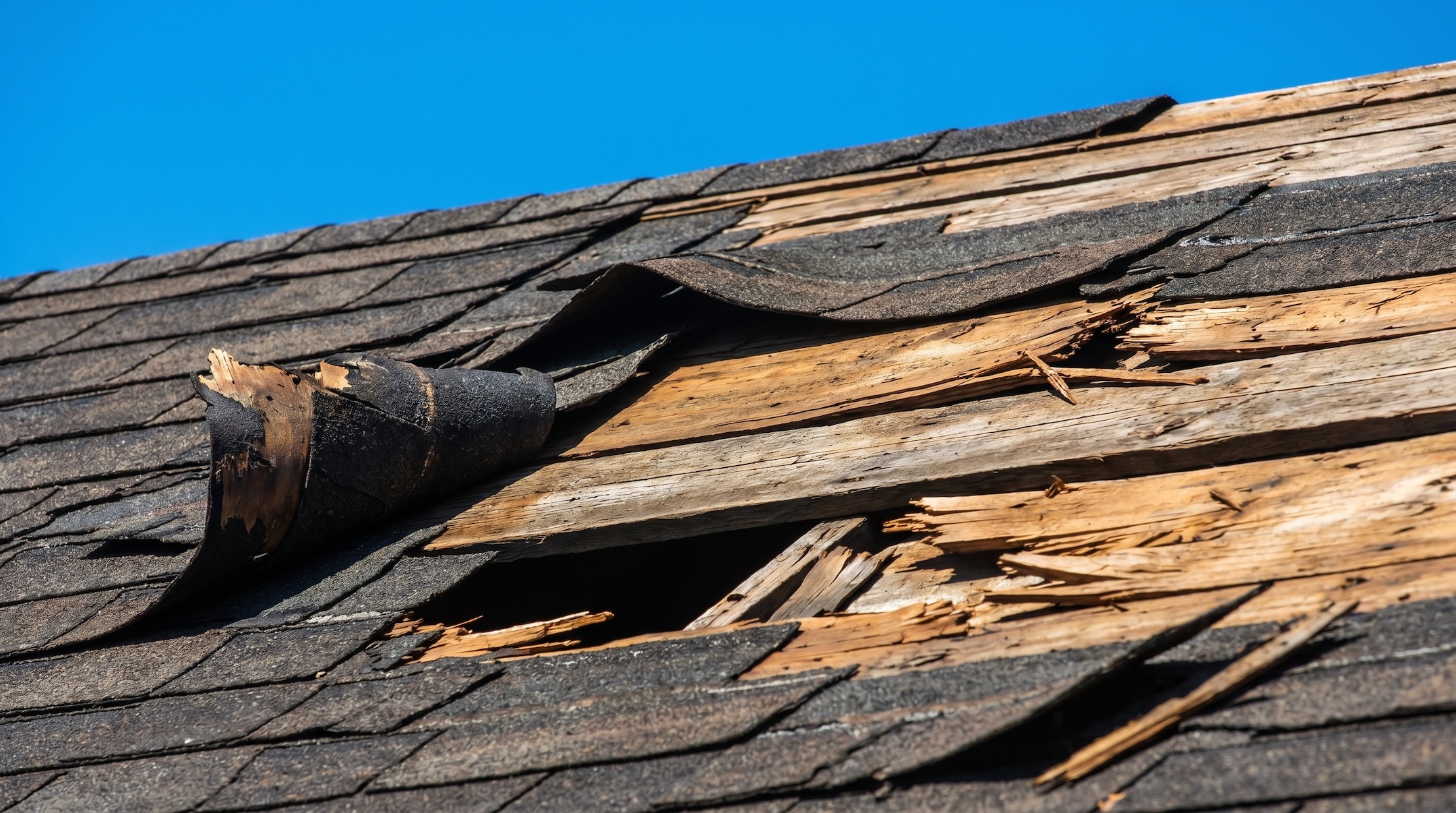 damaged roof