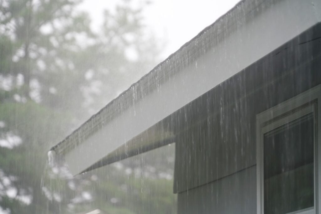 rain on roof