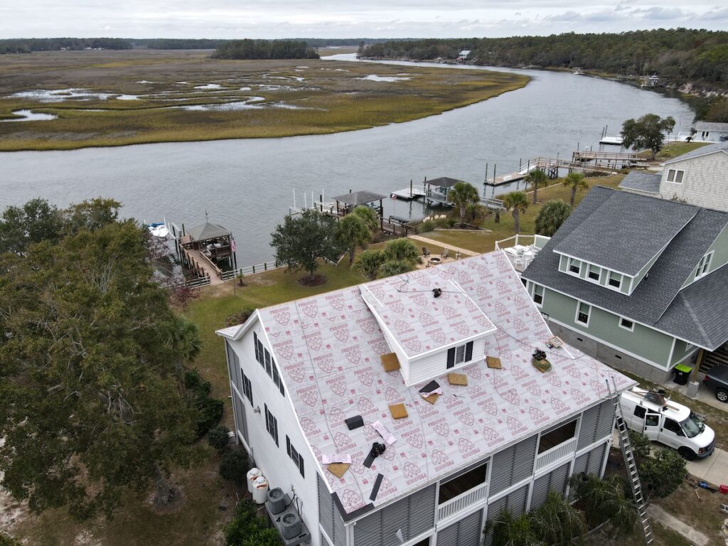 Roof house project by summit