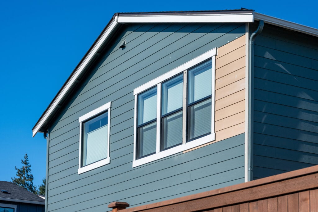 Siding home finished